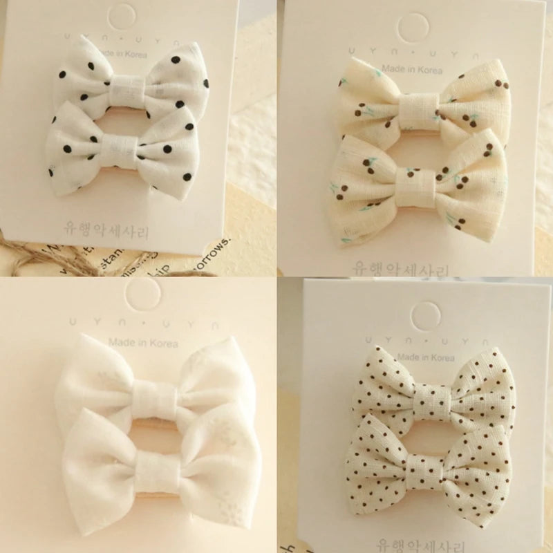 Pinzas para el pelo para niños, tocados hechos a mano, accesorios para el cabello de bebé, lazos de Clip de tela de cobertura completa para niñas