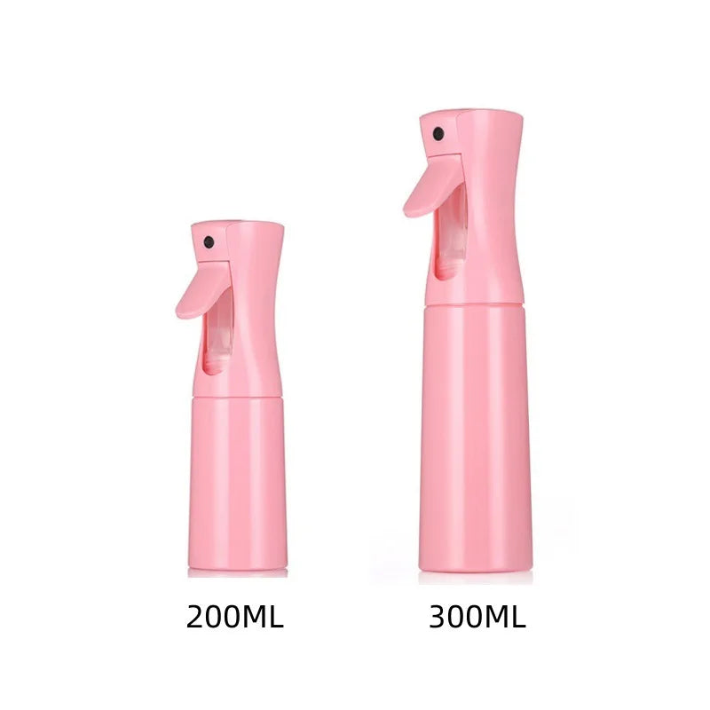 Botellas de pulverización de alta presión de 300ml, botellas recargables, regadera de niebla continua, pulverizadores de agua automáticos para salón de peluquero, nuevo 2025