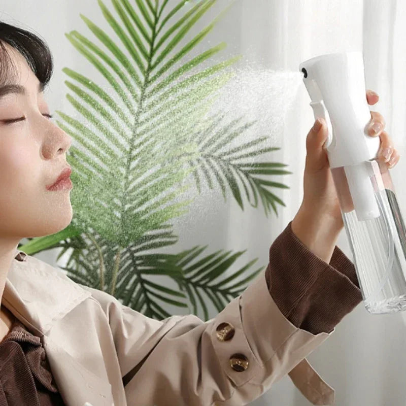 Botella de spray continuo de alta presión degradada para el cuidado y el maquillaje del cabello - Botella de spray de niebla de reposición de agua