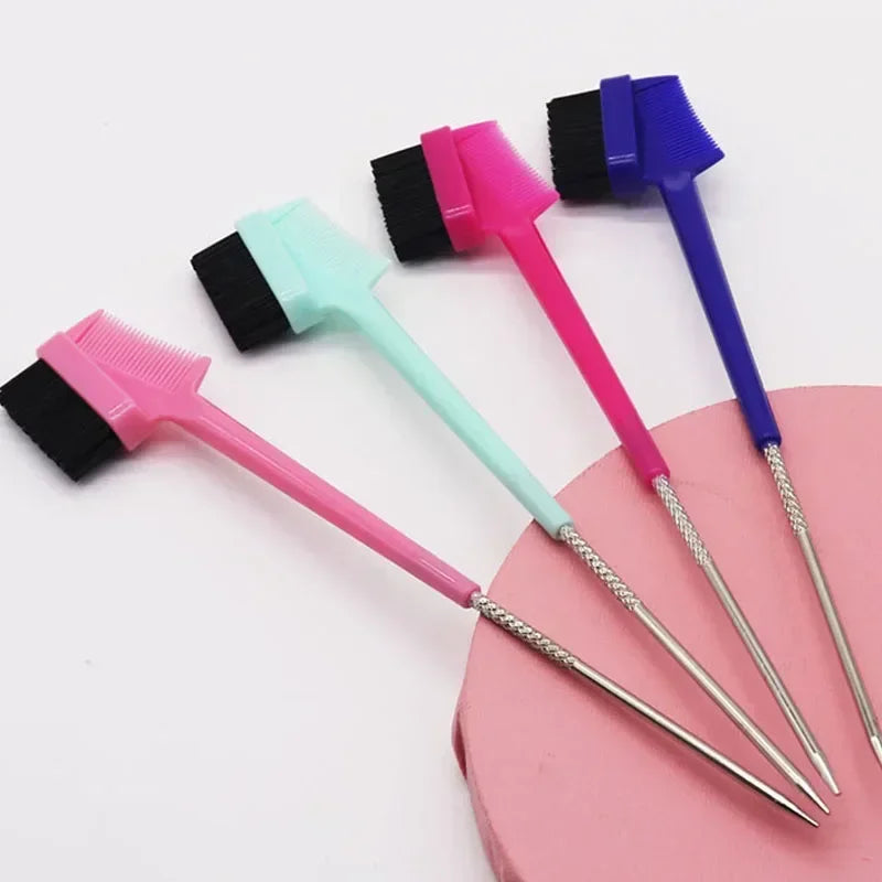 Cepillo para el cuidado del cabello del bebé, peine de doble cara 3 en 1, cepillo de Control de bordes para peluquería de bebé, peine para el cuidado del cabello, cepillos, herramientas de belleza