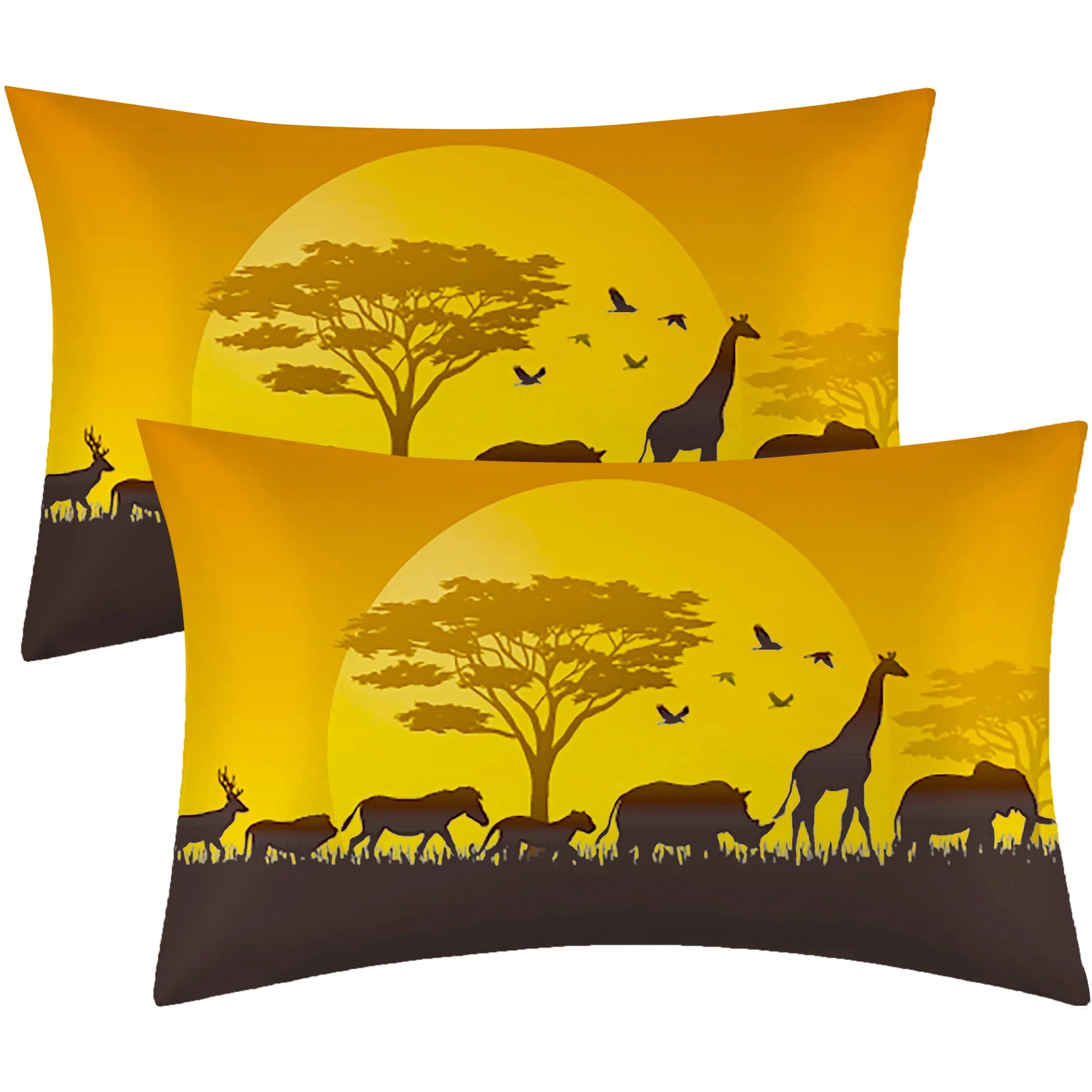 Funda de almohada de satén para pelo y piel, juego de 2 fundas de almohada con estampado de leopardo gris, fundas de almohada de satén de seda con cierre de sobre