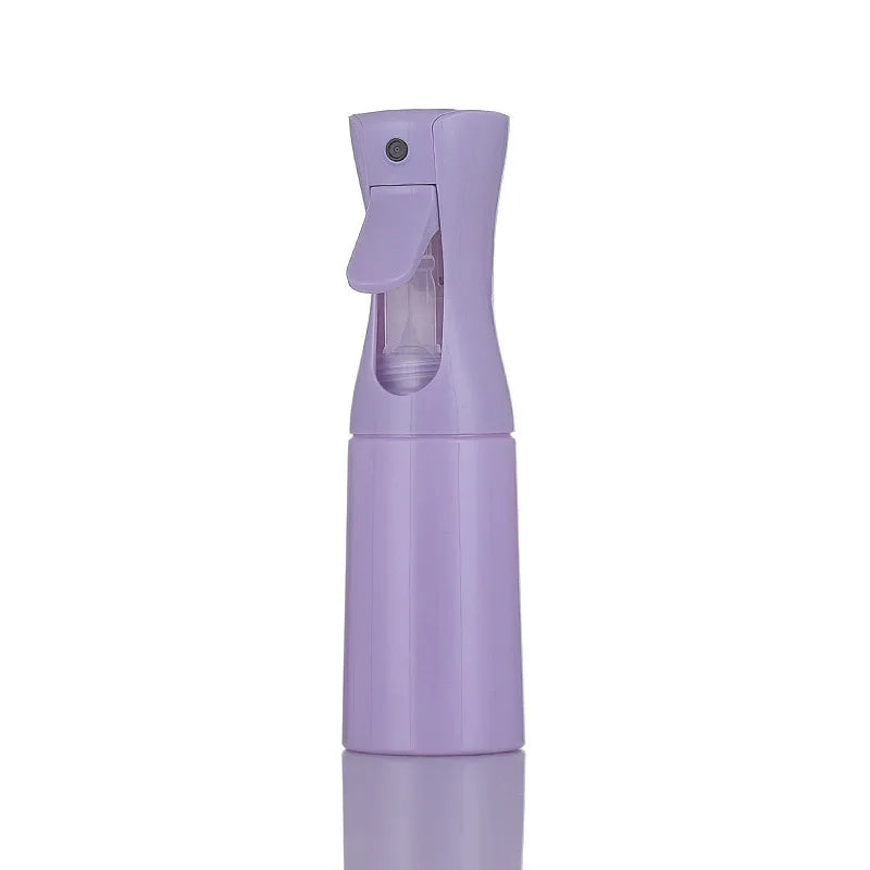 Botella recargable con pulverizador continuo de 200/300/500ml para botella, producto para peinar el cabello rizado, planta, peluquero, botella pulverizadora de niebla fina