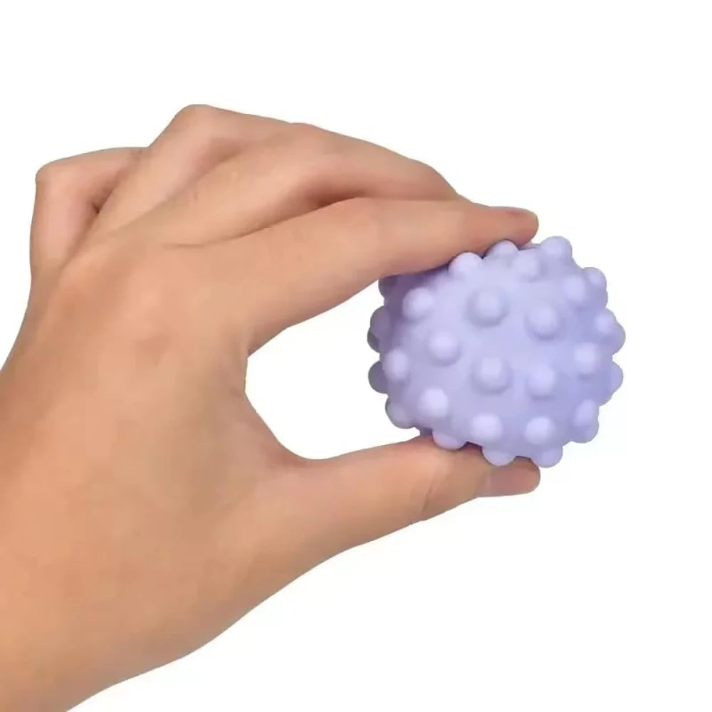 Juego de bolas múltiples texturizadas para niños, 6 piezas, juguete para desarrollar sentidos táctiles, pelota de mano táctil, pelota de entrenamiento, bolas suaves de masaje, regalos para niños