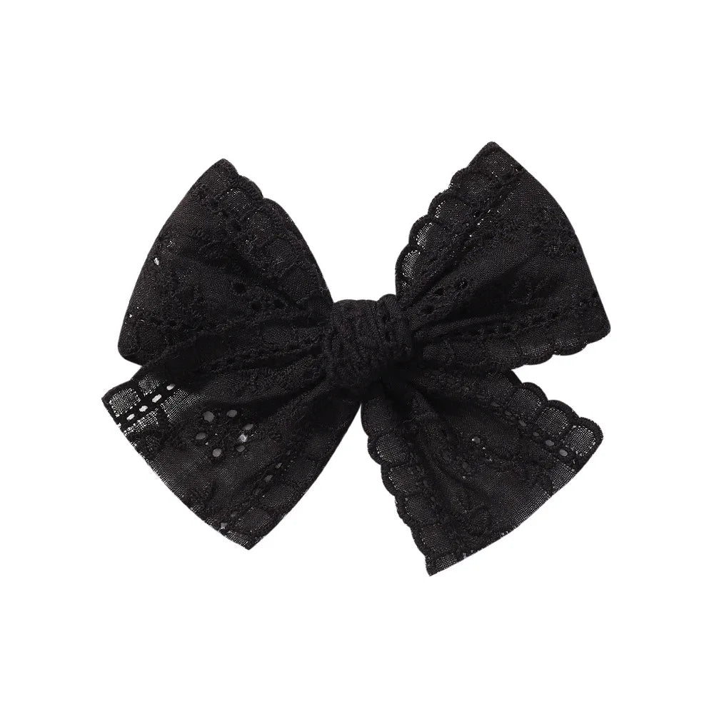 2 unids/set de pinzas para el cabello de bebé para niñas, lazos para el cabello de encaje de algodón, pasador para niños, horquillas completamente envueltas, horquillas para niños pequeños, accesorios para el cabello