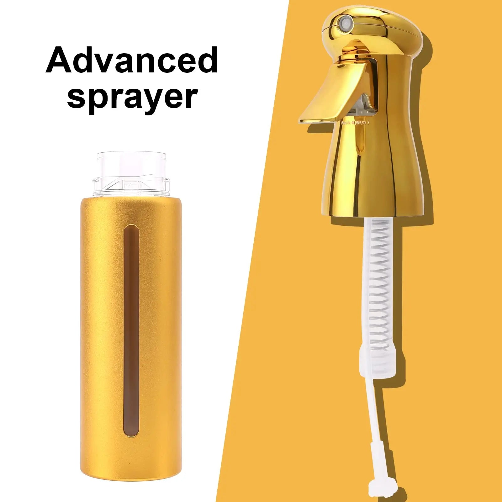 Botella de Spray de salón de 300ML, pulverizador continuo de niebla fina, bote de agua en Aerosol brillante, frasco de belleza para Estilismo