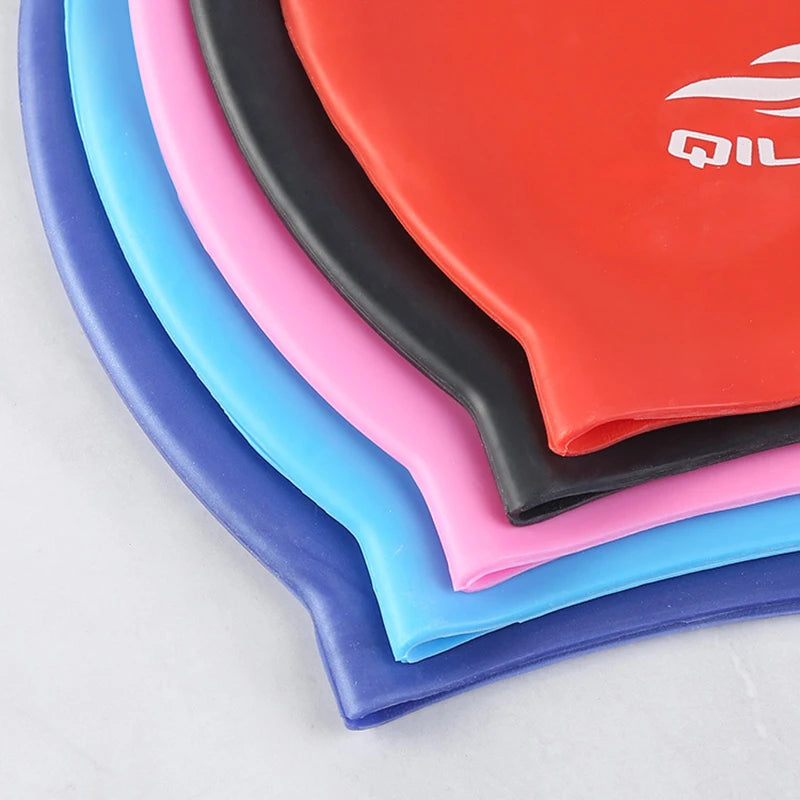 Gorro de natación de silicona impermeable para adultos y niños, protectores auditivos de alta calidad, sin cabeza antiniebla