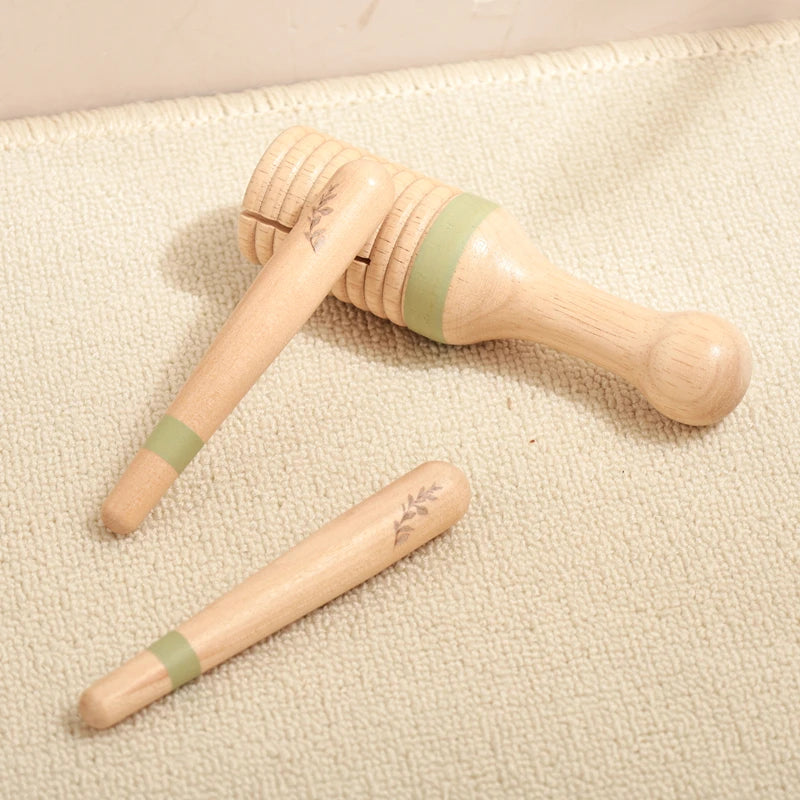Juguete de madera Montessori, xilófono Multicolor, cuentas de campana, columna de tambor, instrumento Musical, juguete para chico, instrumento Musical educativo, regalo