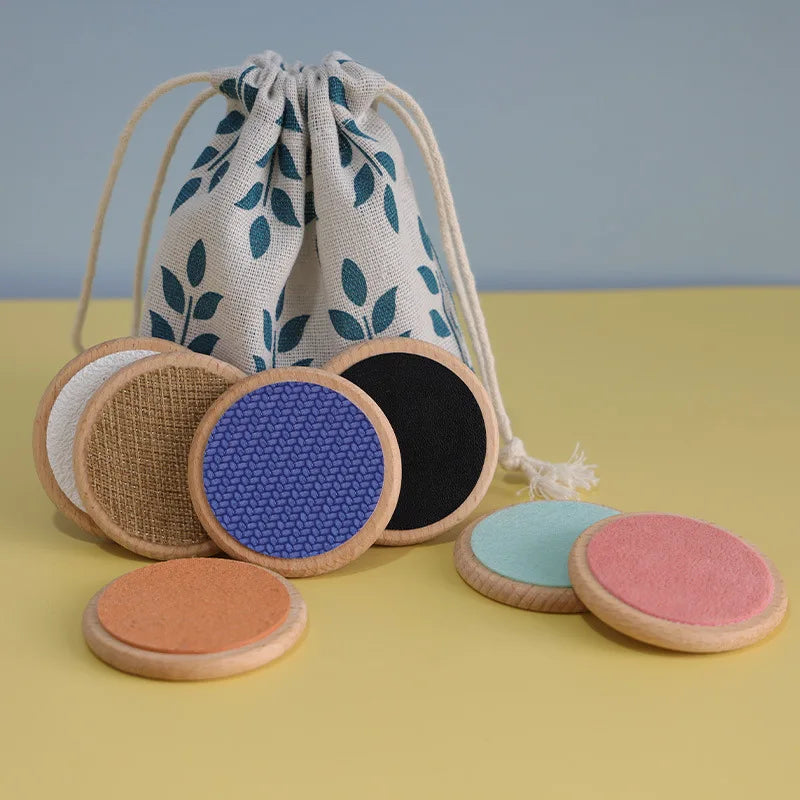 Juguetes sensoriales Montessori para niños, tablero táctil, juego a juego, clasificación táctil, cognición de Color, entrenamiento de memoria, juguetes para niños