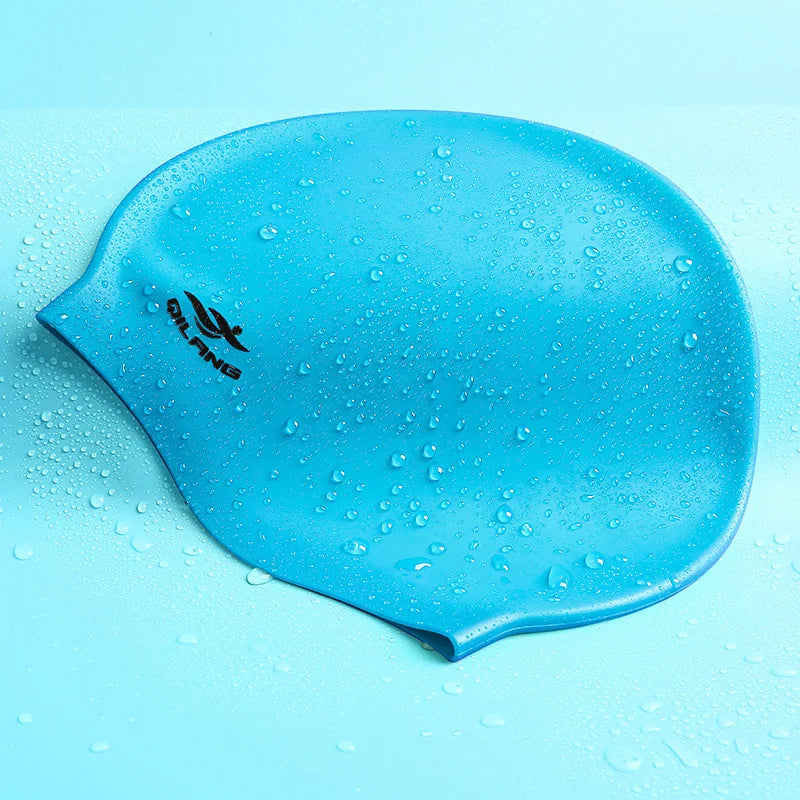 Gorro de natación de silicona impermeable para adultos y niños, protectores auditivos de alta calidad, sin cabeza antiniebla