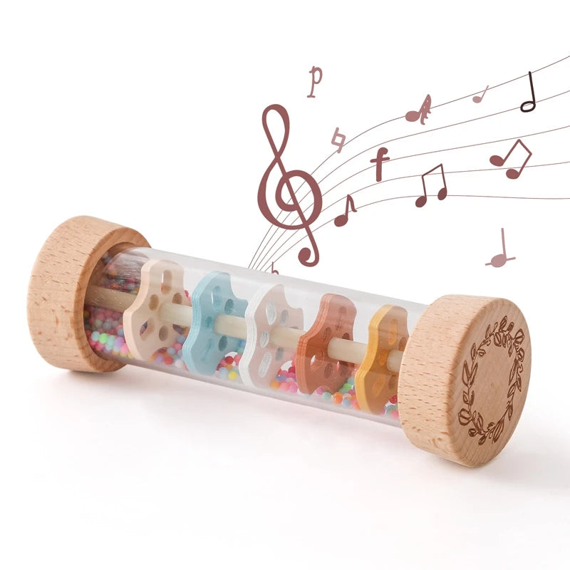 Juguete de madera Montessori, xilófono Multicolor, cuentas de campana, columna de tambor, instrumento Musical, juguete para chico, instrumento Musical educativo, regalo