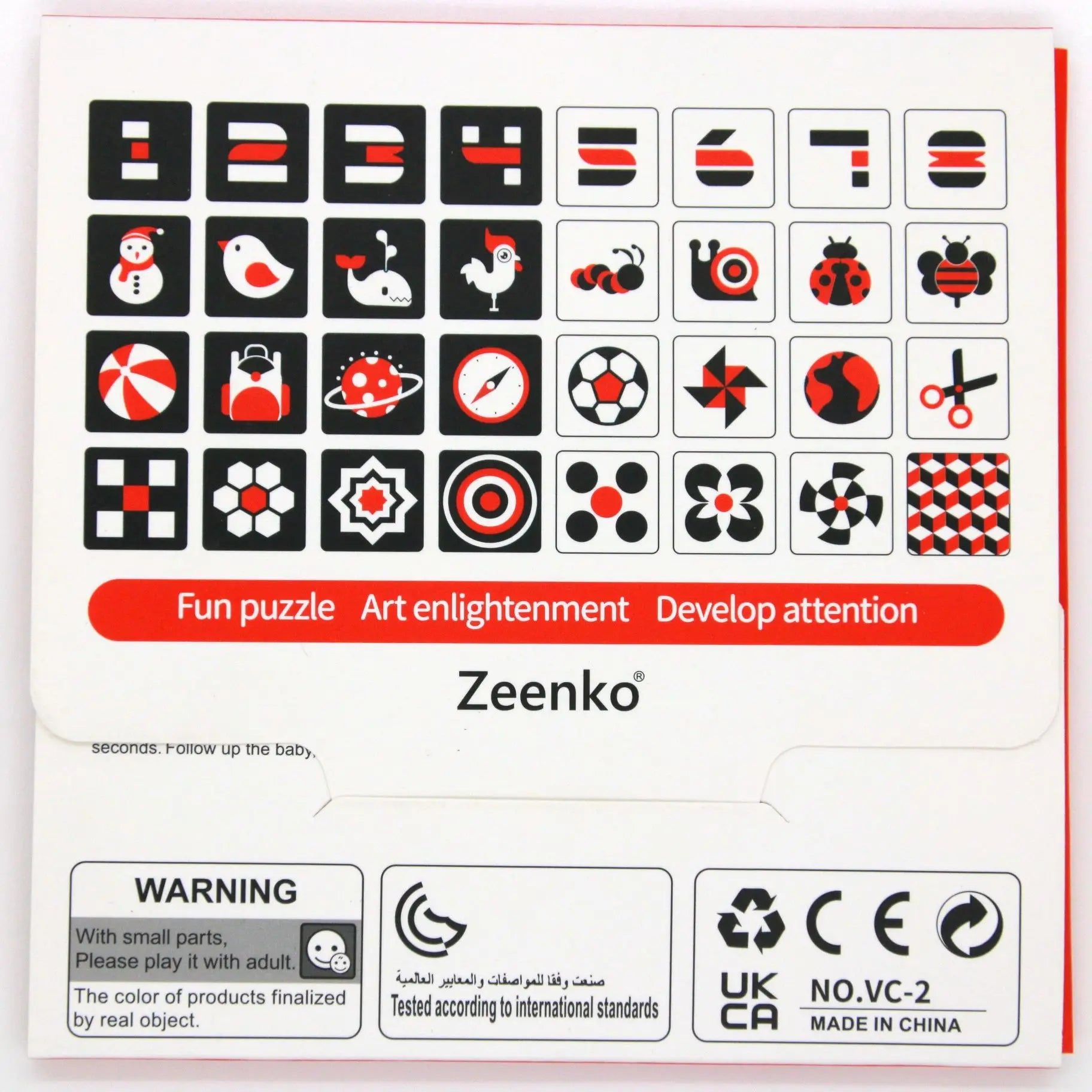 TARJETAS VISUALES Tarjeta de entrenamiento de educación temprana para bebés Estimulación visual para bebés Tarjeta en blanco y negro Seguimiento Tarjeta de color Laraca
