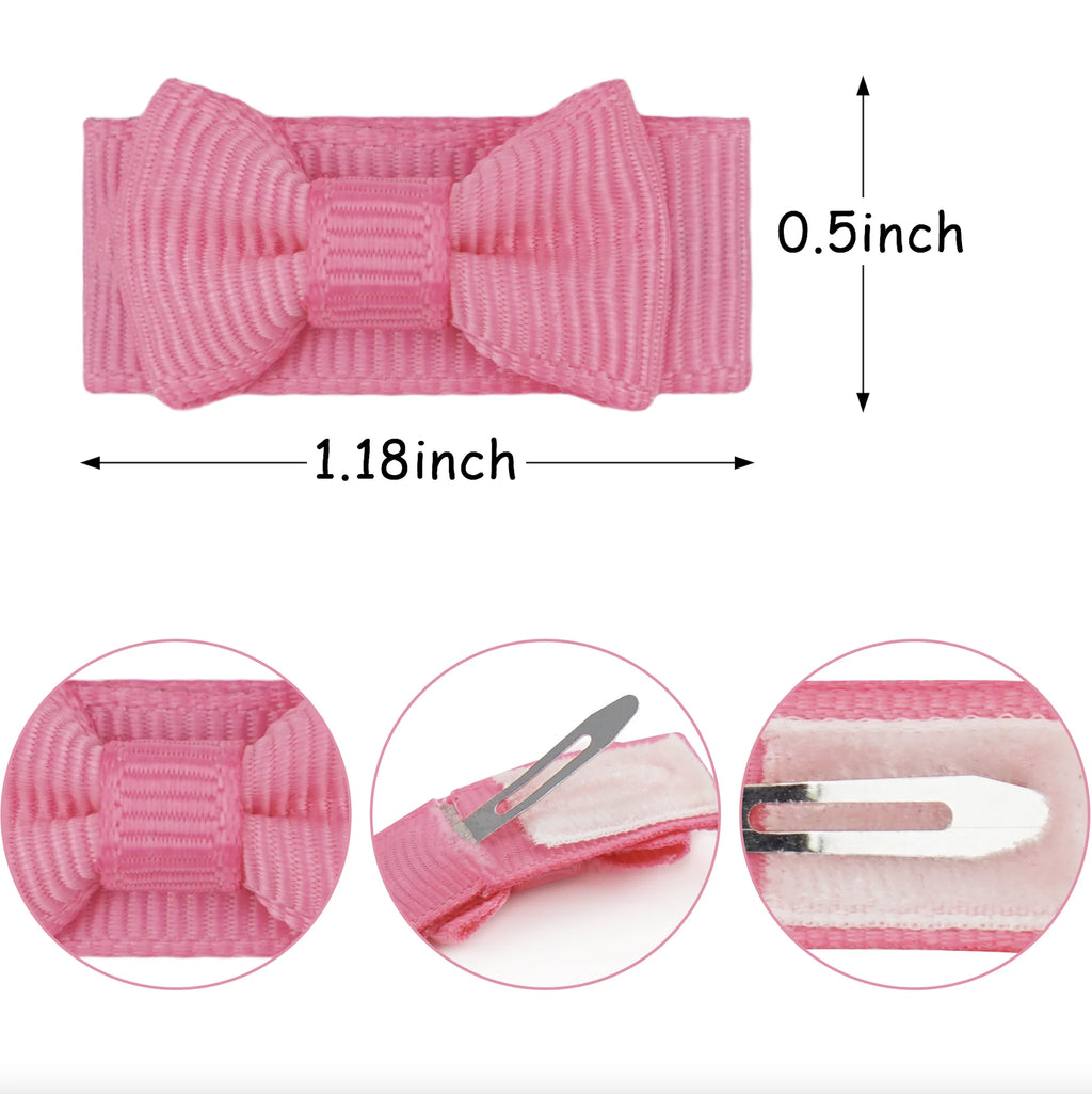 20 unids/set de pinzas para el pelo de bebé, no daña el tocado del pelo, horquilla Lanugo para bebé, pinza para el pelo de princesa trompeta
