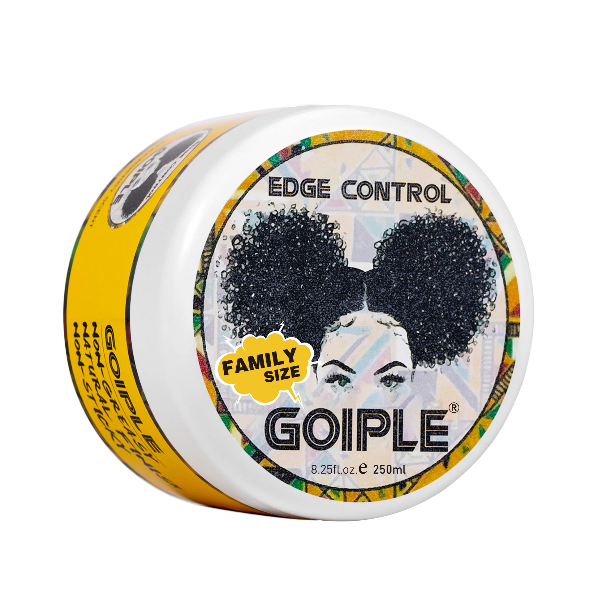 Goiple Edge Control Wax para pelos de bebé, Gel para el cabello de sujeción fuerte, sin borde descamaño, pomada más suave, aroma de piña con cepillo