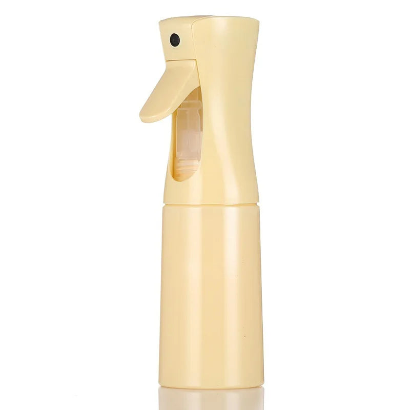 Botellas de pulverización de alta presión de 300ml, botellas recargables, regadera de niebla continua, pulverizadores de agua automáticos para salón de peluquero, nuevo 2025