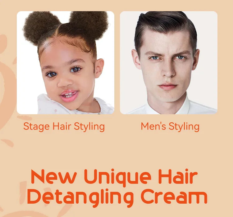 20g cera para el cabello palo peine dientes crema para peinar el cabello Anti-Frizz para hombres mujeres niños borde rizado producto para peinar el cabello