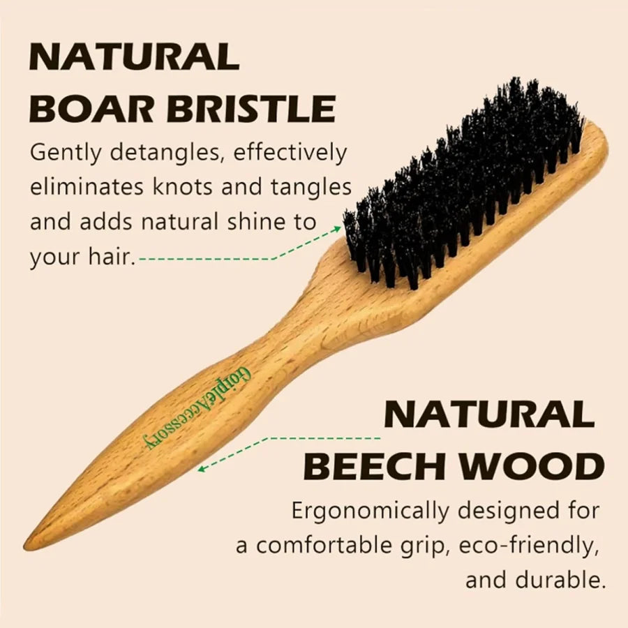Barra de cera para peluca suave, juego de cepillos para el cabello liso, cera de peinado de larga duración, pomada, cepillo de Control de bordes, doman los pelos de bebé