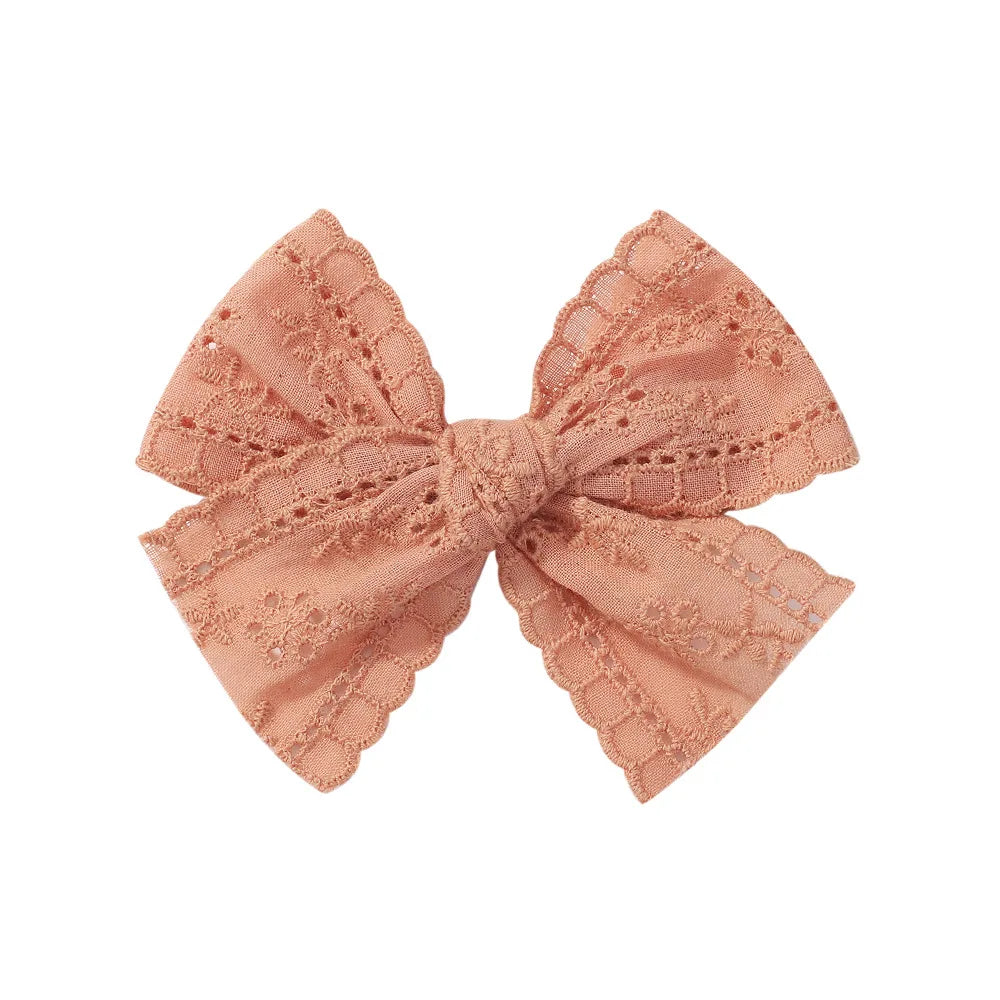 2 unids/set de pinzas para el cabello de bebé para niñas, lazos para el cabello de encaje de algodón, pasador para niños, horquillas completamente envueltas, horquillas para niños pequeños, accesorios para el cabello