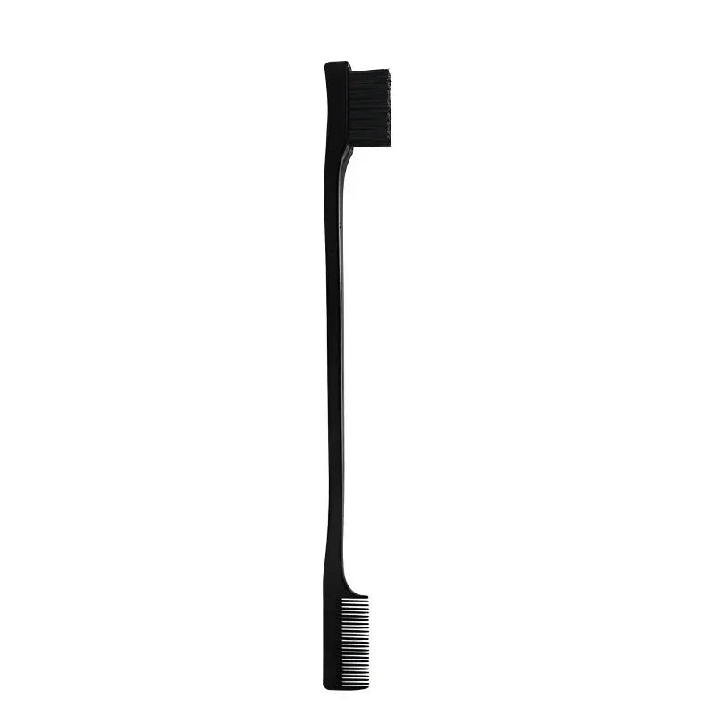 Proveedor de peine de cepillo de borde, cepillo de Control de bordes 3 en 1 de doble cara para peluquería de bebé, cepillos de peine, herramientas de belleza
