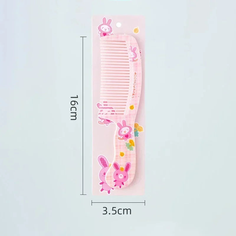 Cepillo de pelo portátil sin enredos para bebé, herramientas para el cuidado de la salud, peines para niños, lindo Conejo, oso, peine para niños, accesorios para niñas