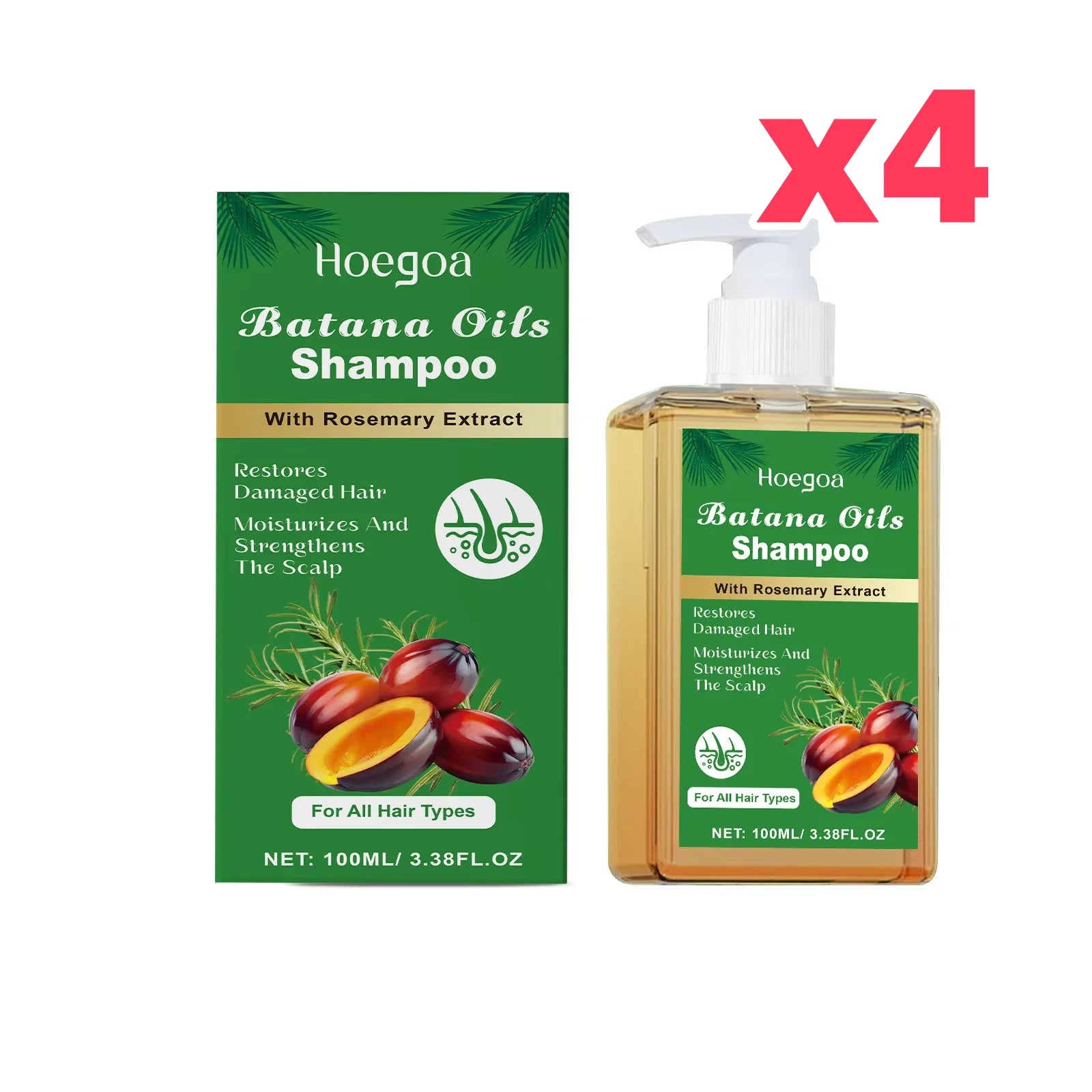 Champú Batana puro para fortalecer el cabello, crema hidratante para restaurar el cabello dañado y frágil, antipérdida, mejora la caspa, cuidado del Control del aceite del cuero cabelludo