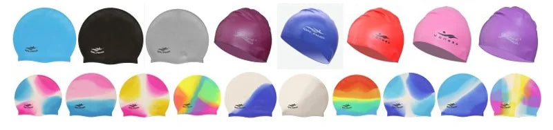 Gorro de natación de silicona impermeable para adultos y niños, protectores auditivos de alta calidad, sin cabeza antiniebla