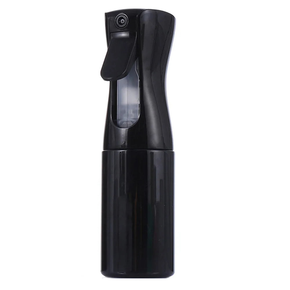 Botella de plástico de alta presión con capacidad de 200ml y 300ml, regadera continua para estilista de cabello y peluquería