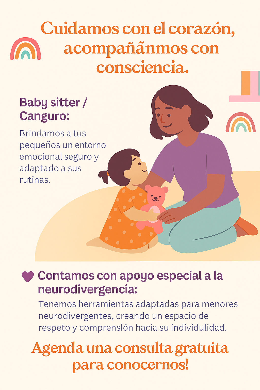 Consulta Gratuita Servicio de Nanny / Bby Sitter / Canguro 🧸
